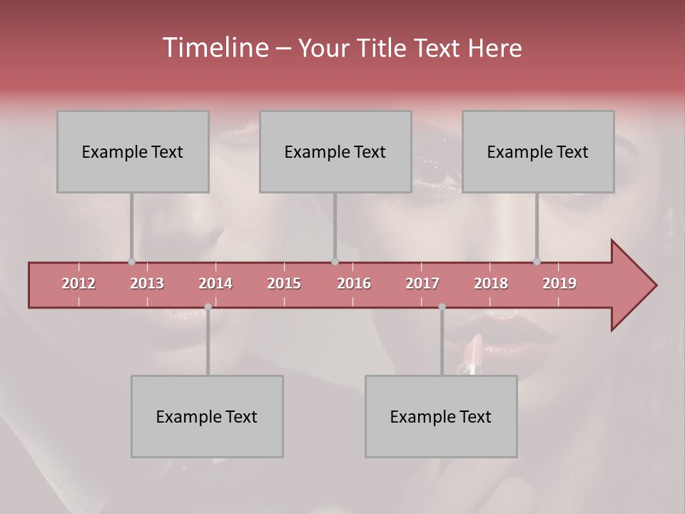 Person Serious Hairstyle PowerPoint Template