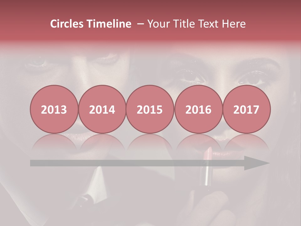 Person Serious Hairstyle PowerPoint Template