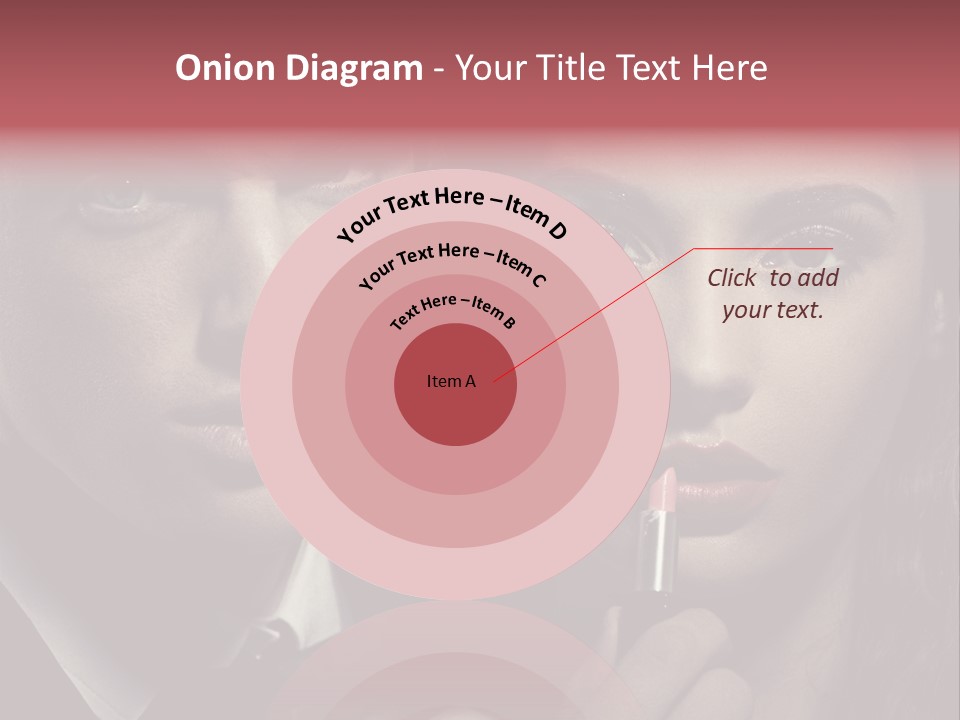 Person Serious Hairstyle PowerPoint Template