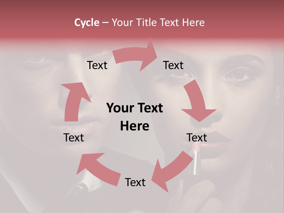 Person Serious Hairstyle PowerPoint Template