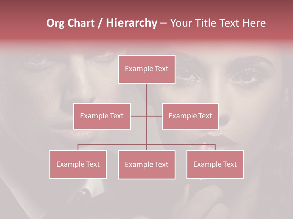 Person Serious Hairstyle PowerPoint Template