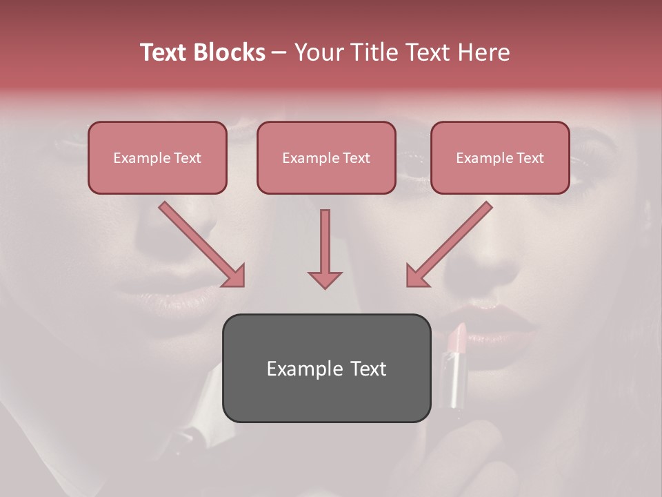 Person Serious Hairstyle PowerPoint Template