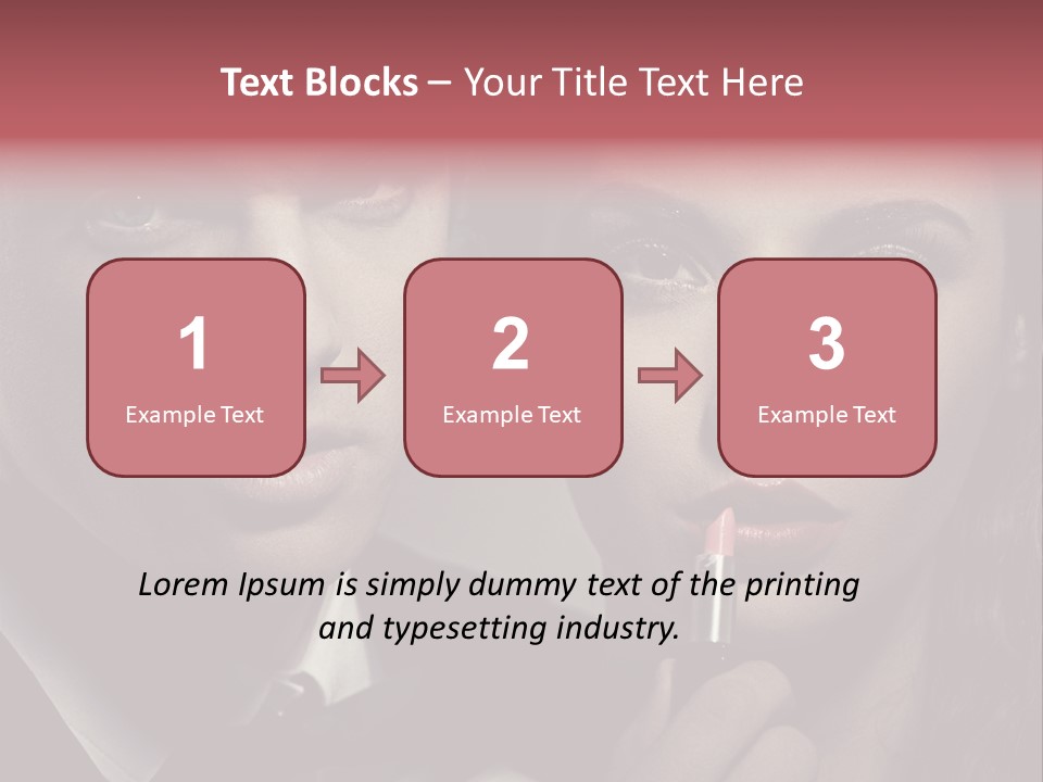 Person Serious Hairstyle PowerPoint Template