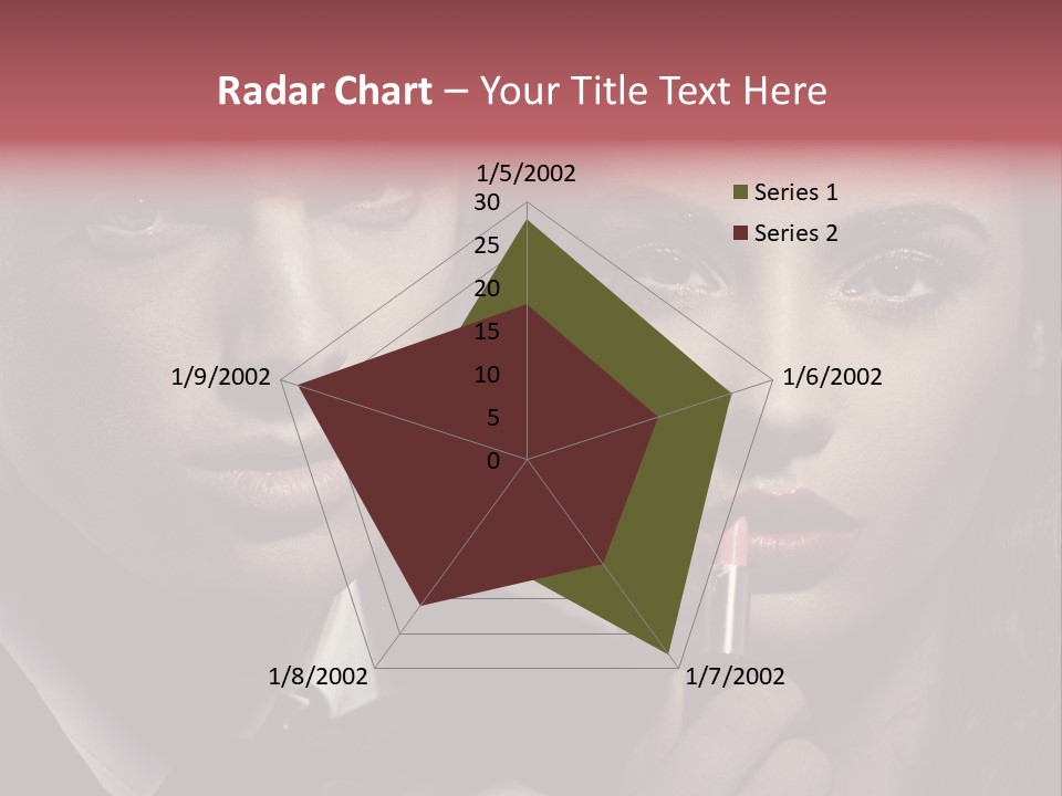 Person Serious Hairstyle PowerPoint Template