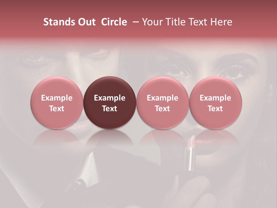 Person Serious Hairstyle PowerPoint Template