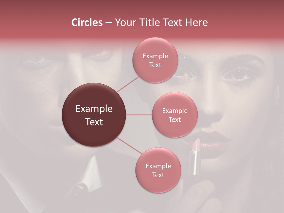 Person Serious Hairstyle PowerPoint Template