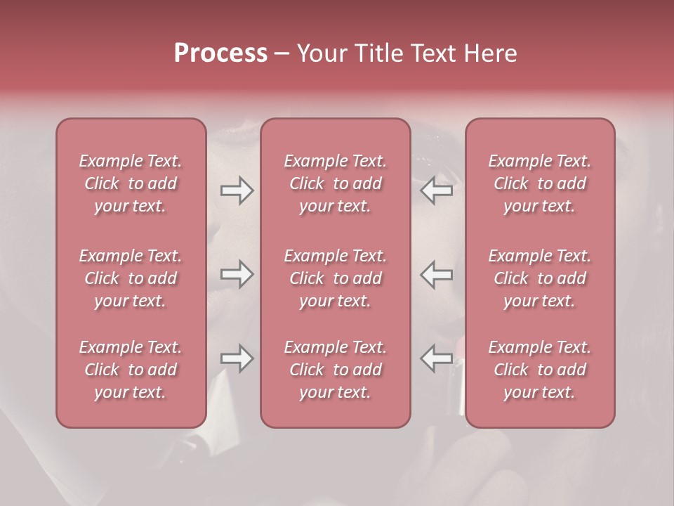 Person Serious Hairstyle PowerPoint Template