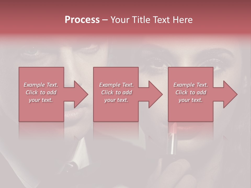 Person Serious Hairstyle PowerPoint Template