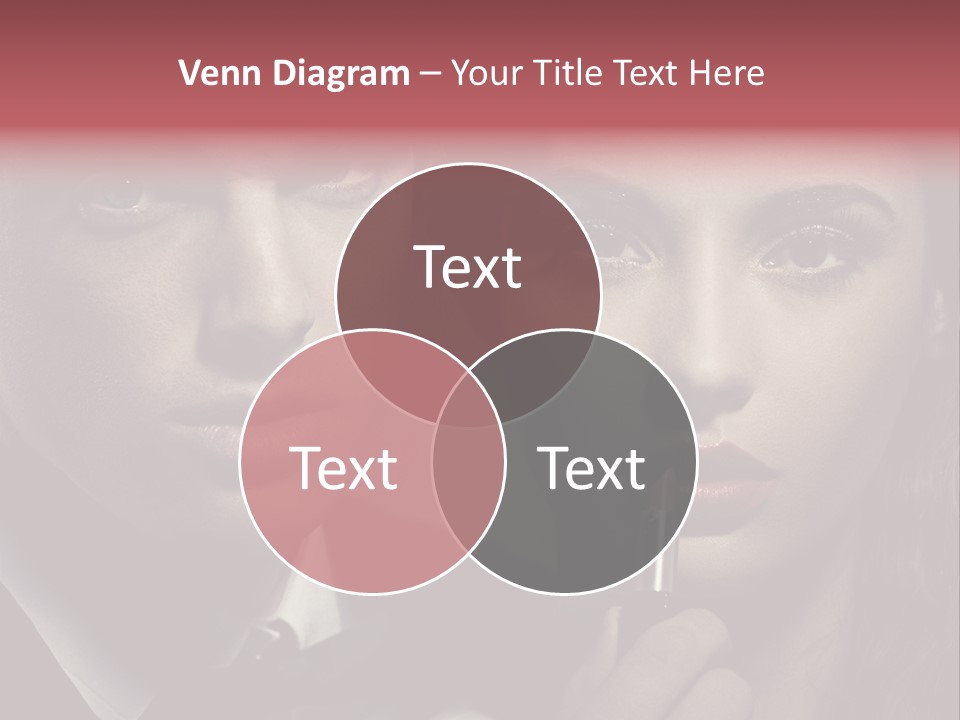 Person Serious Hairstyle PowerPoint Template