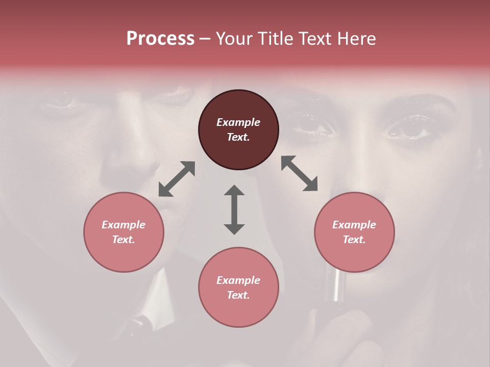 Person Serious Hairstyle PowerPoint Template