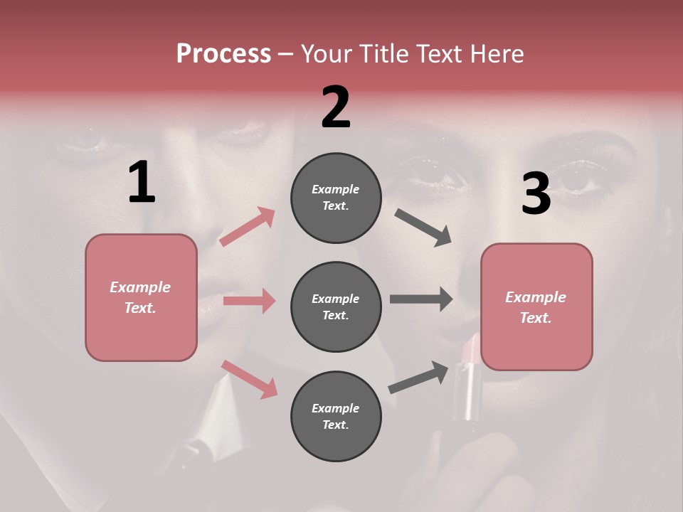Person Serious Hairstyle PowerPoint Template