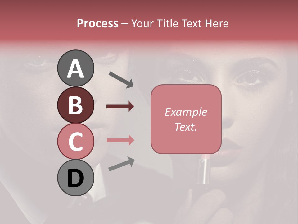 Person Serious Hairstyle PowerPoint Template