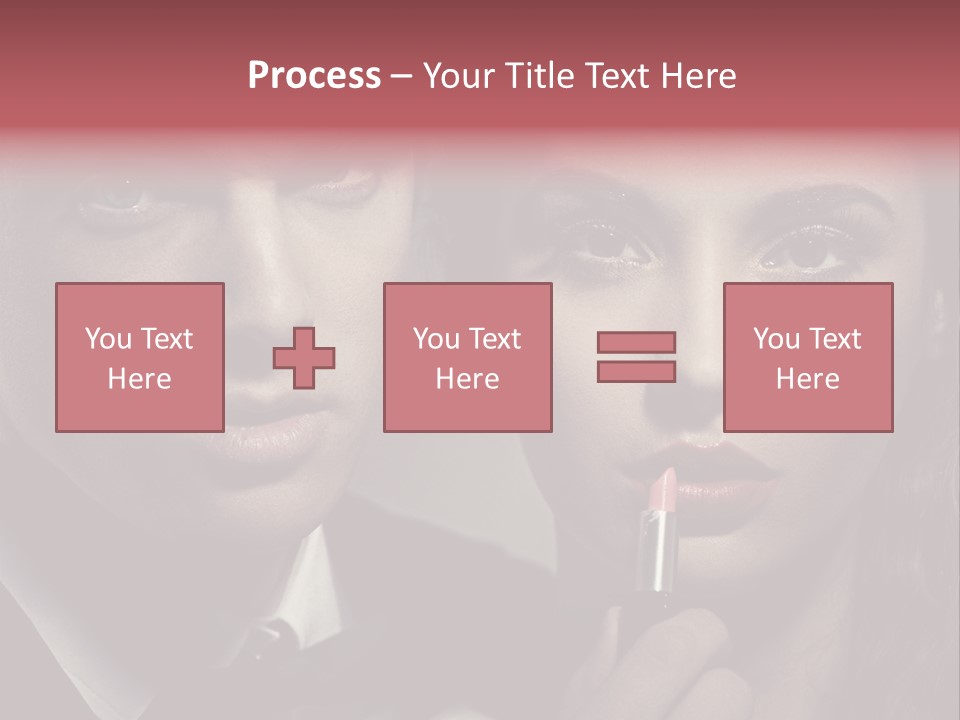 Person Serious Hairstyle PowerPoint Template
