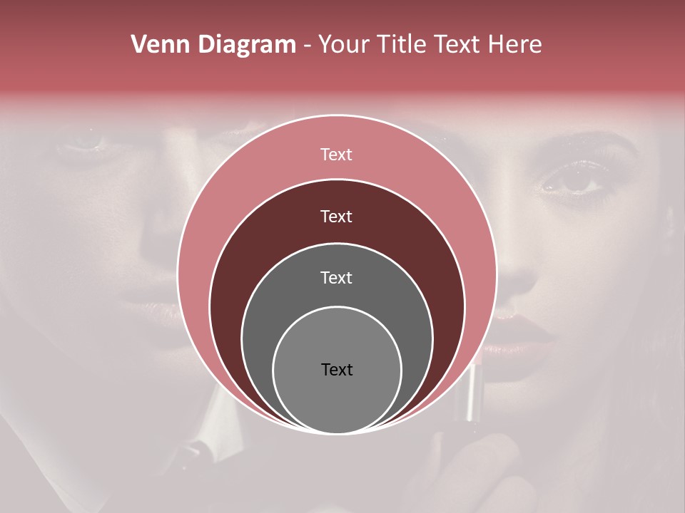 Person Serious Hairstyle PowerPoint Template