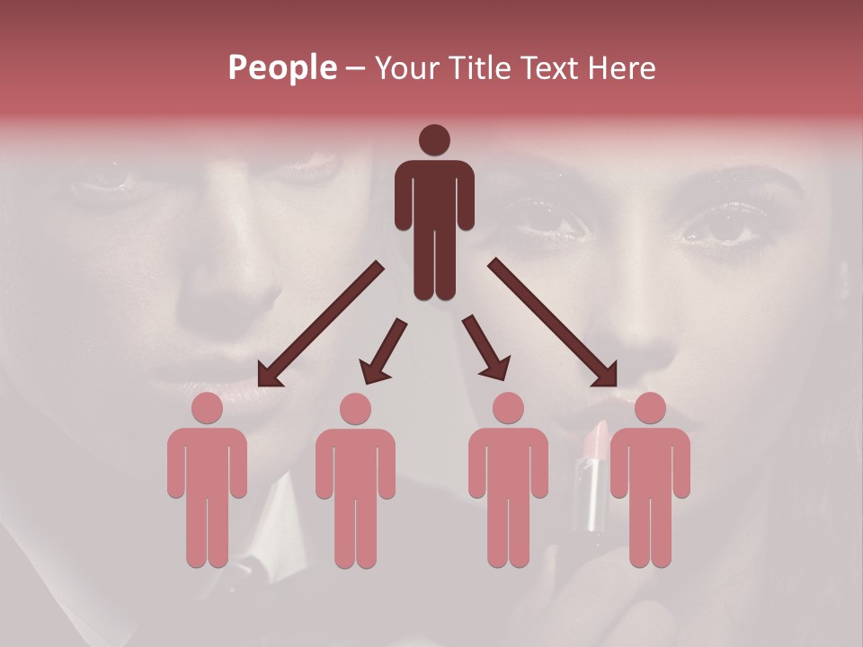 Person Serious Hairstyle PowerPoint Template