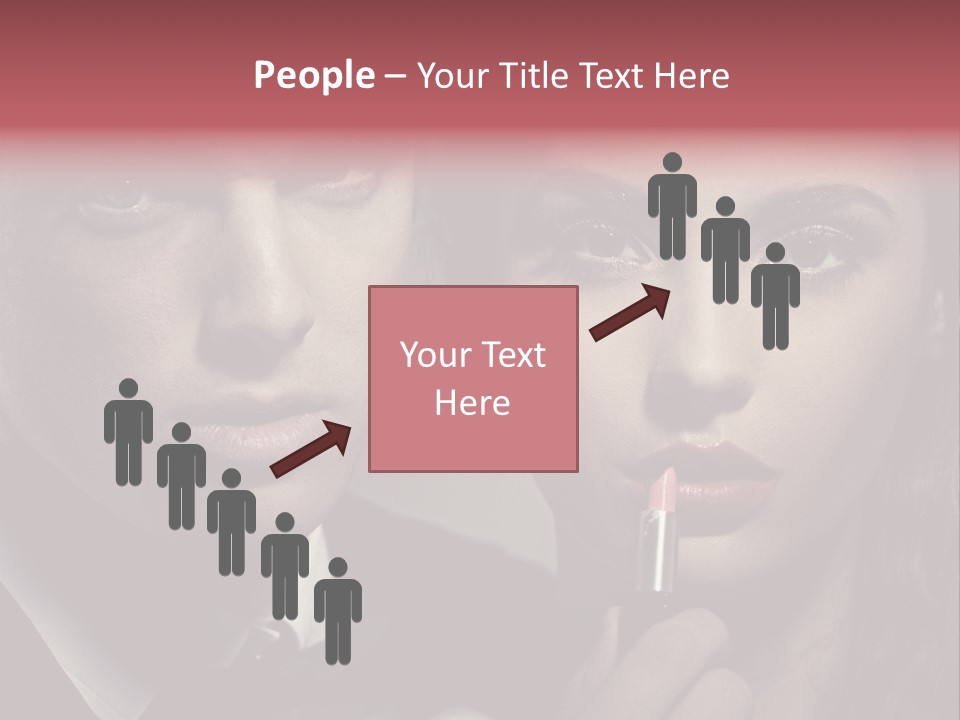 Person Serious Hairstyle PowerPoint Template