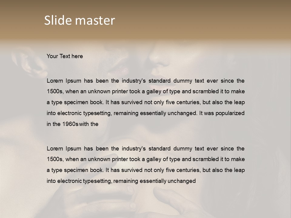 Sex Passion Young PowerPoint Template