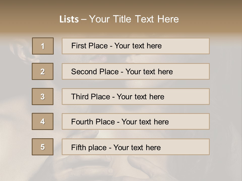 Sex Passion Young PowerPoint Template