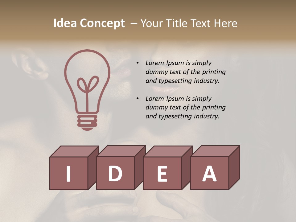 Sex Passion Young PowerPoint Template