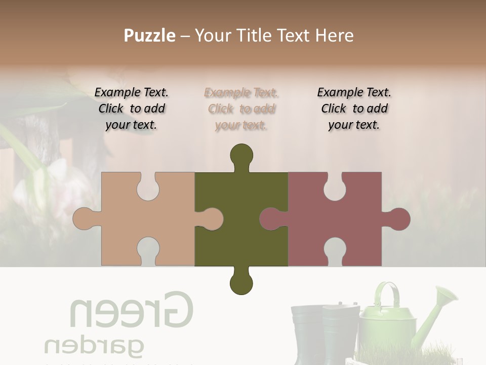Water Can Copyspace PowerPoint Template