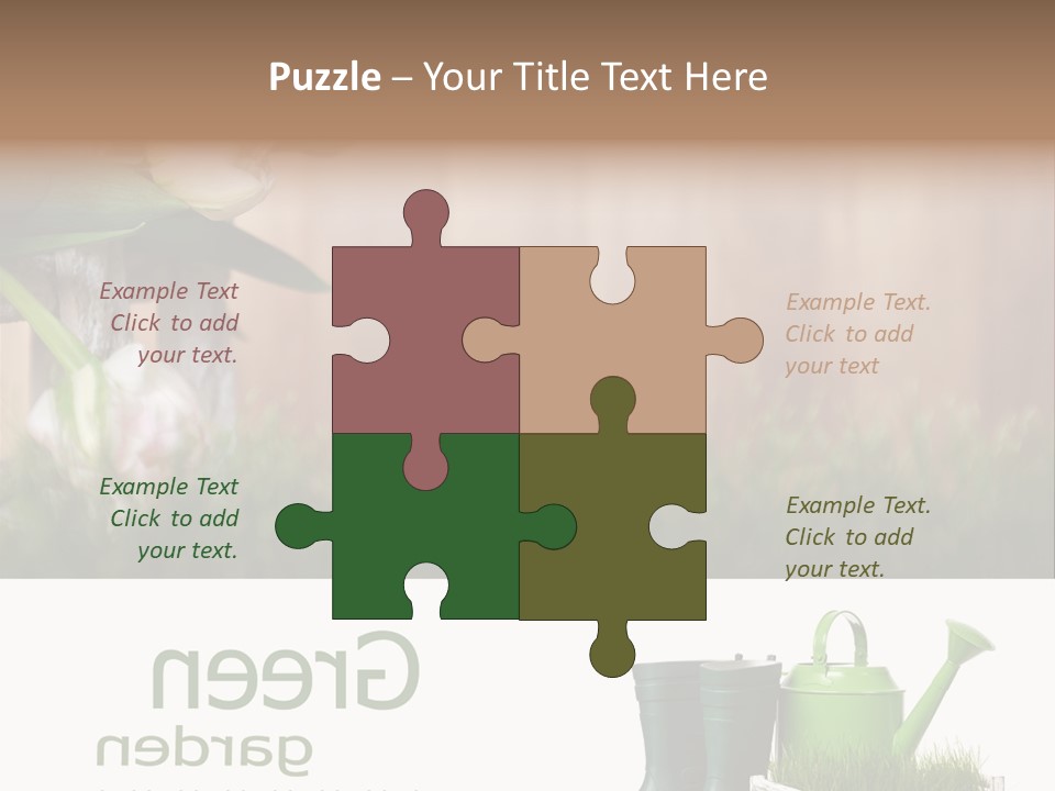 Water Can Copyspace PowerPoint Template