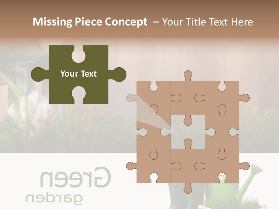 Water Can Copyspace PowerPoint Template