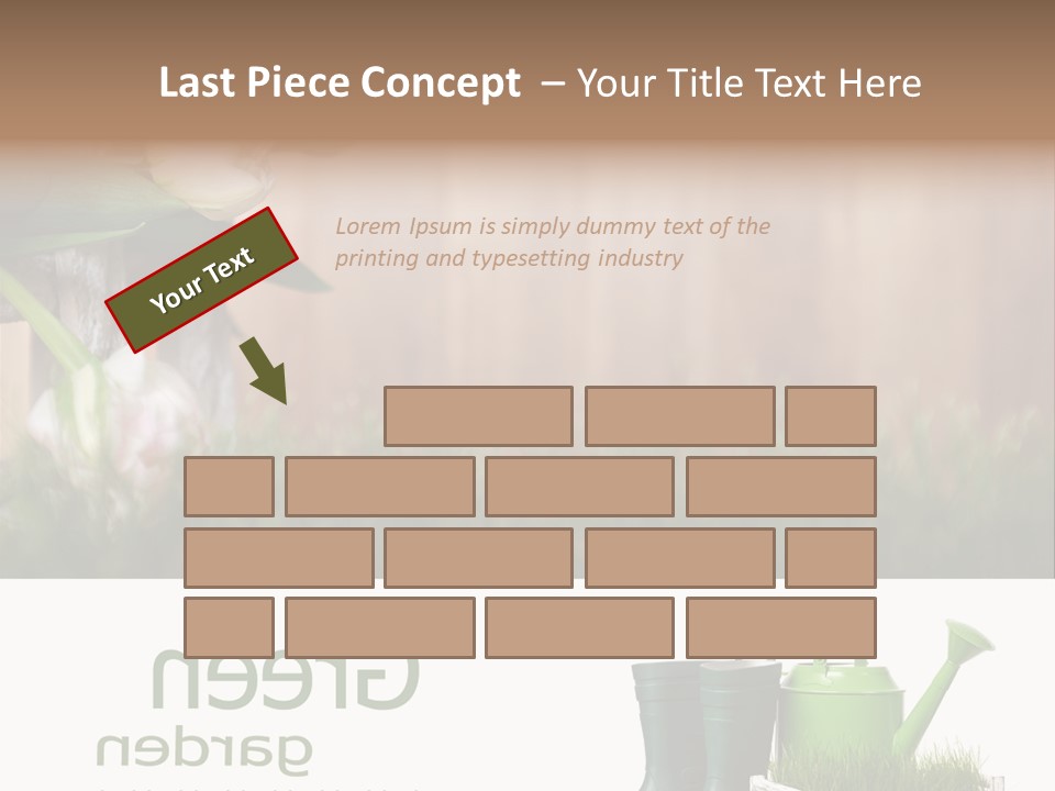 Water Can Copyspace PowerPoint Template
