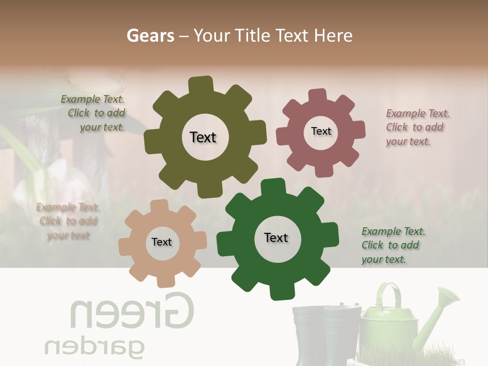 Water Can Copyspace PowerPoint Template