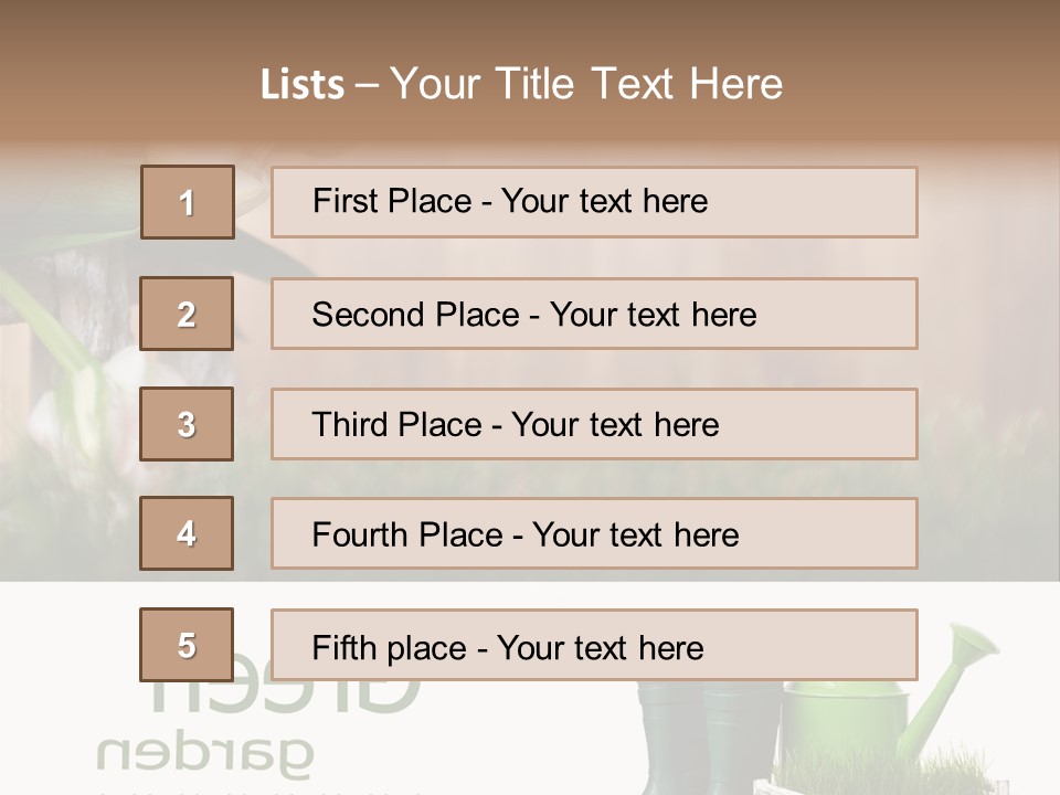 Water Can Copyspace PowerPoint Template