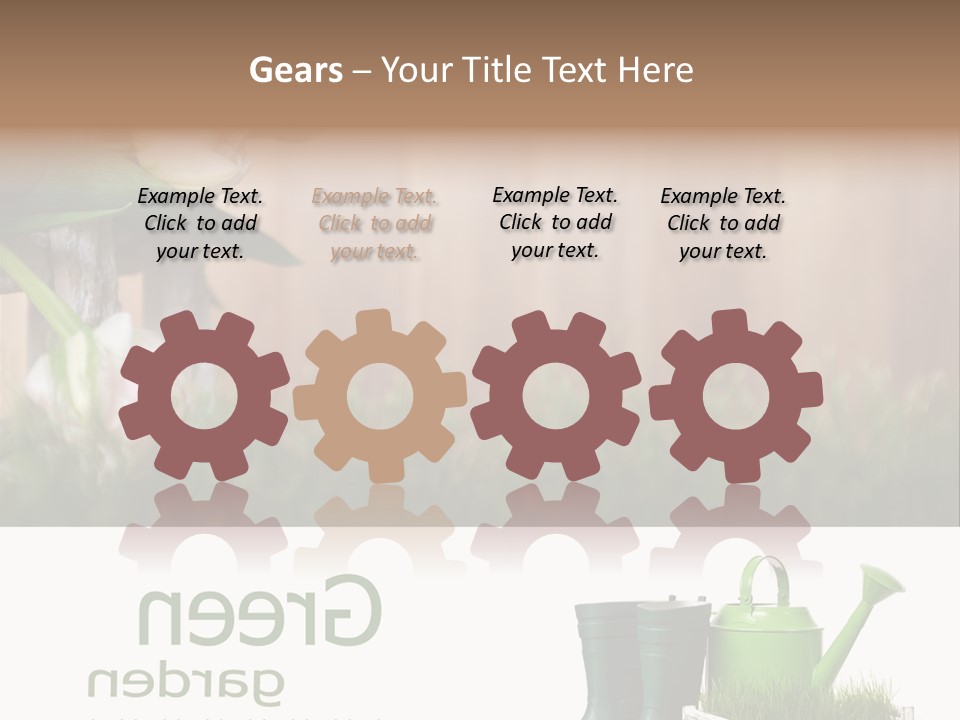 Water Can Copyspace PowerPoint Template