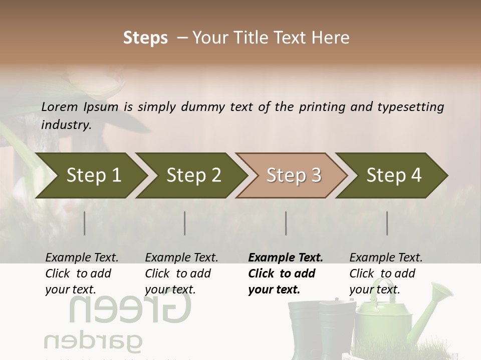 Water Can Copyspace PowerPoint Template