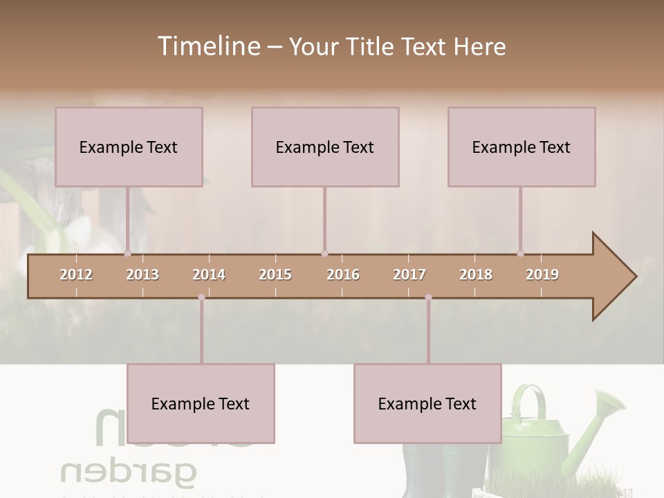 Water Can Copyspace PowerPoint Template