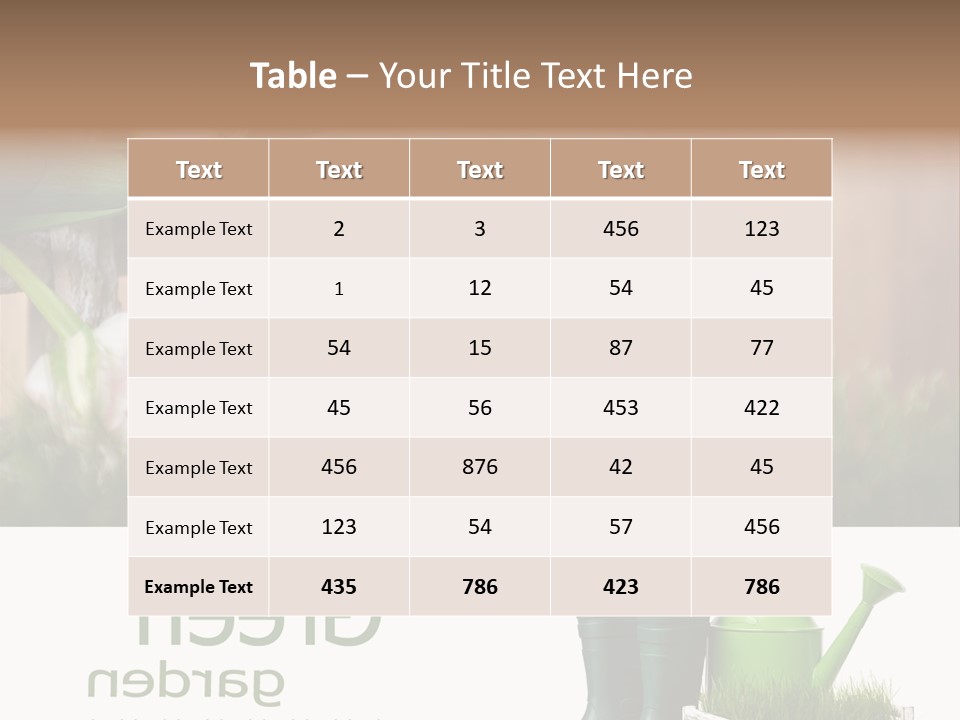 Water Can Copyspace PowerPoint Template