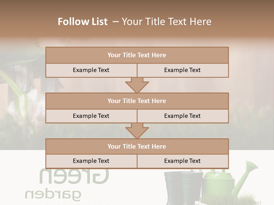 Water Can Copyspace PowerPoint Template
