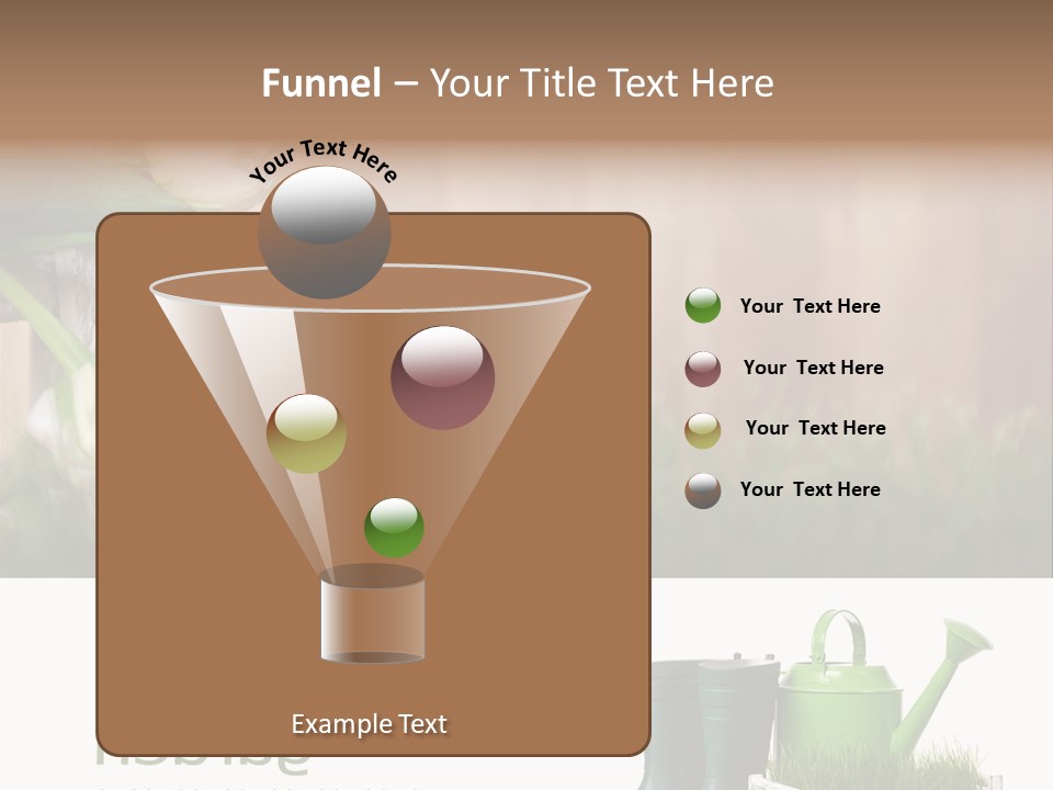 Water Can Copyspace PowerPoint Template