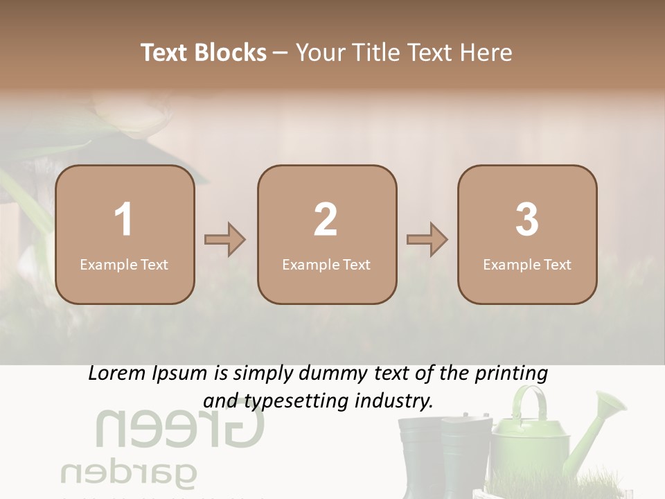 Water Can Copyspace PowerPoint Template