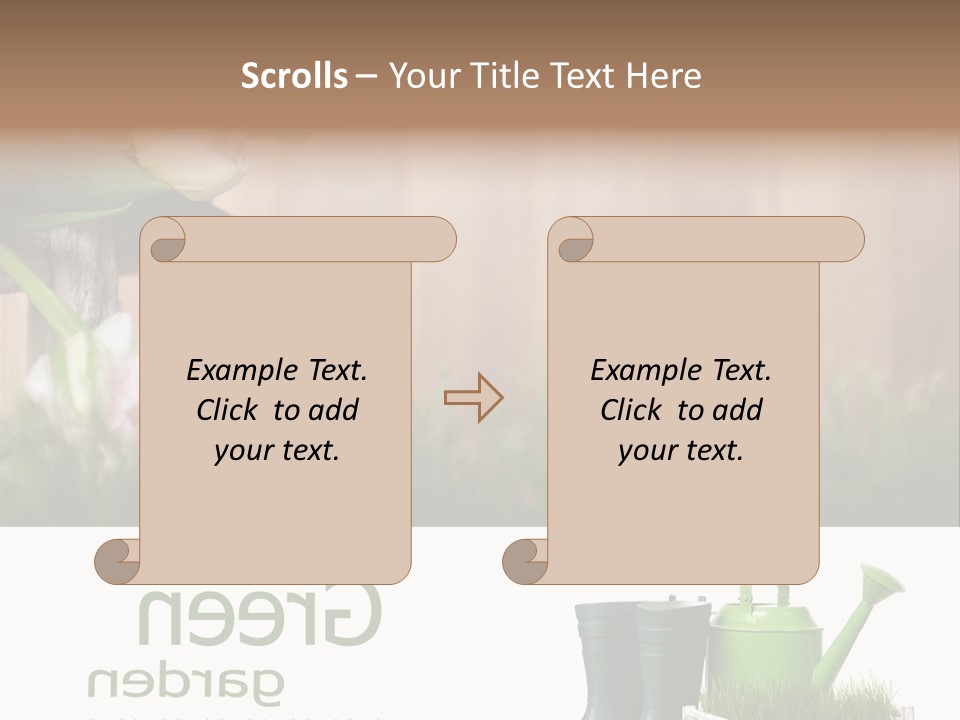 Water Can Copyspace PowerPoint Template