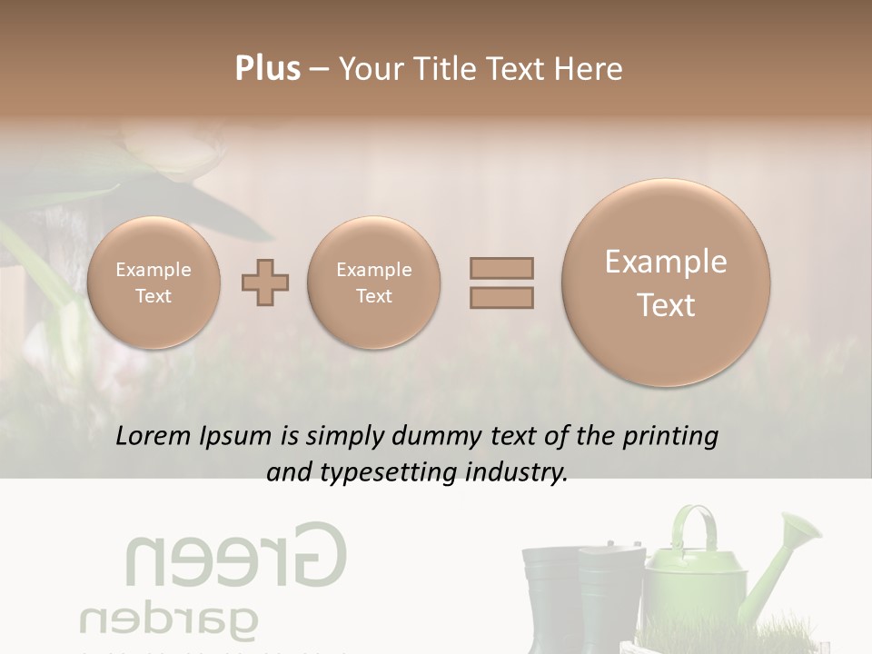 Water Can Copyspace PowerPoint Template