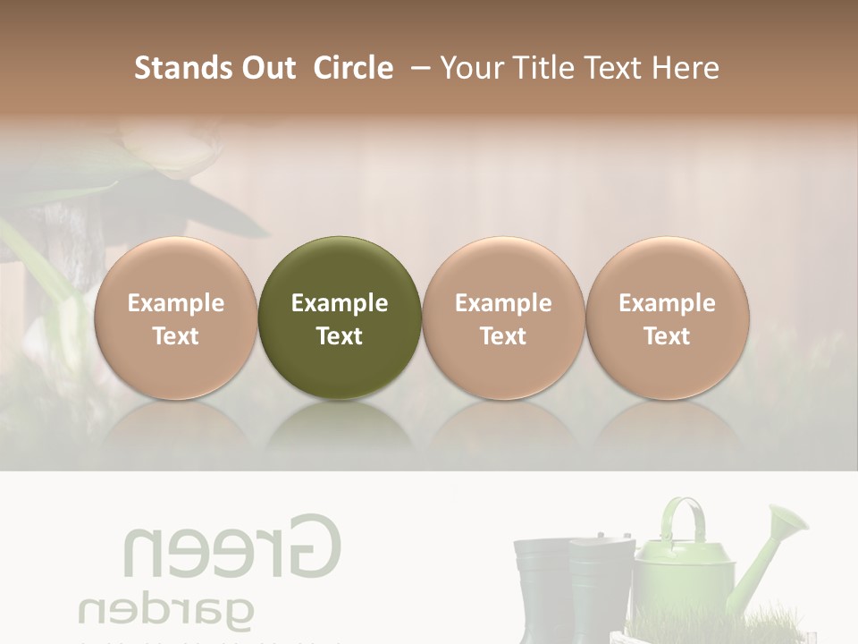 Water Can Copyspace PowerPoint Template