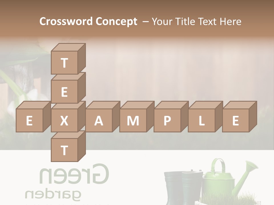 Water Can Copyspace PowerPoint Template