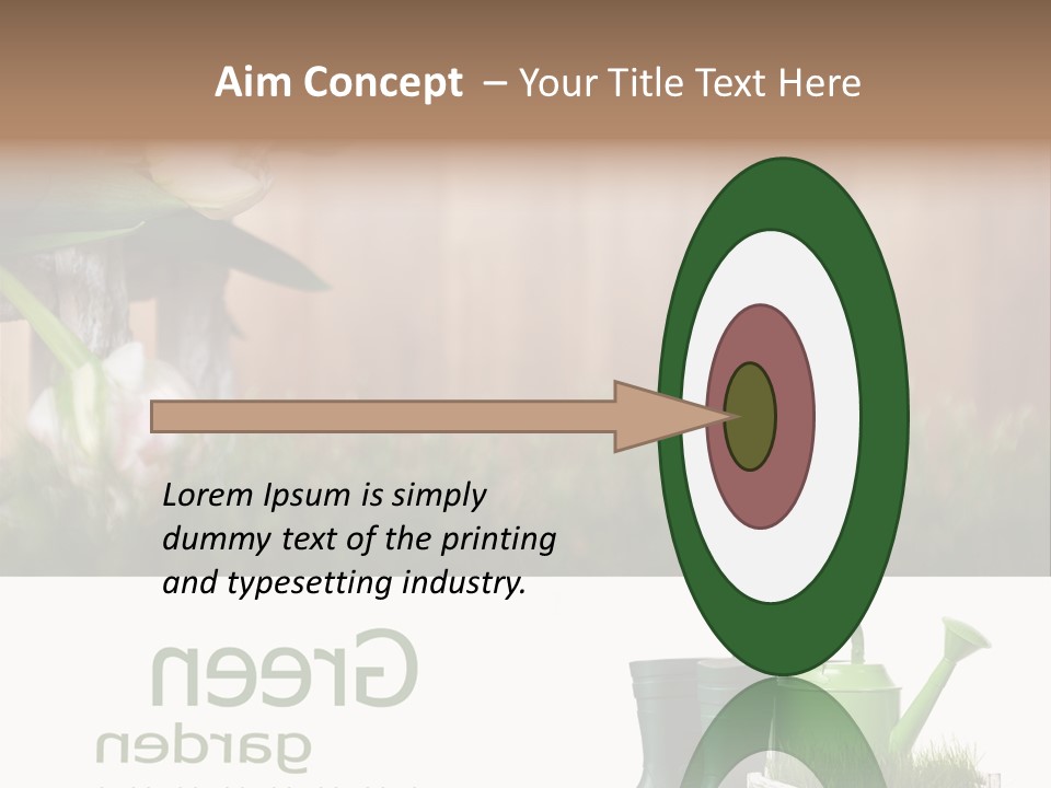 Water Can Copyspace PowerPoint Template