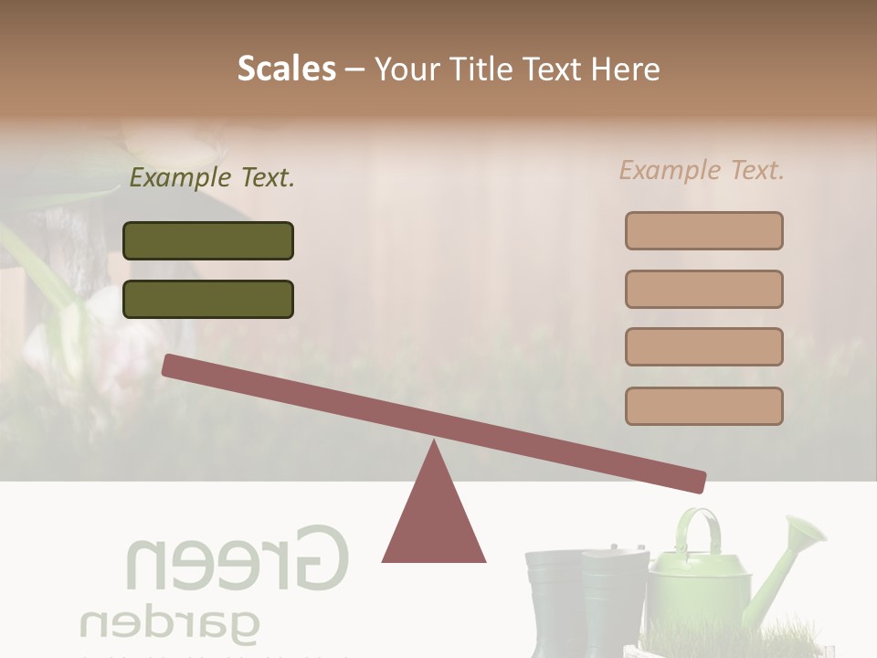 Water Can Copyspace PowerPoint Template