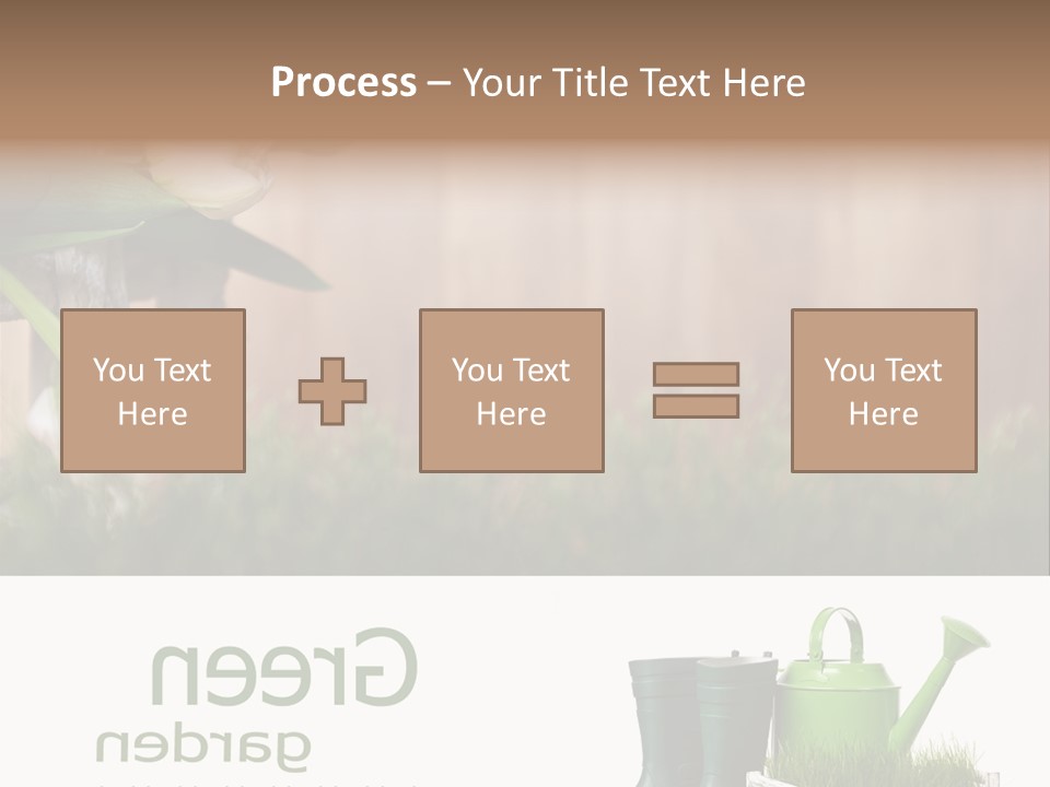 Water Can Copyspace PowerPoint Template