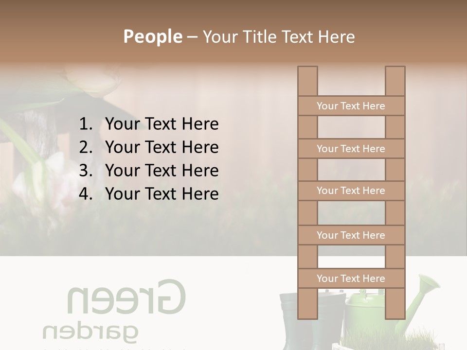 Water Can Copyspace PowerPoint Template
