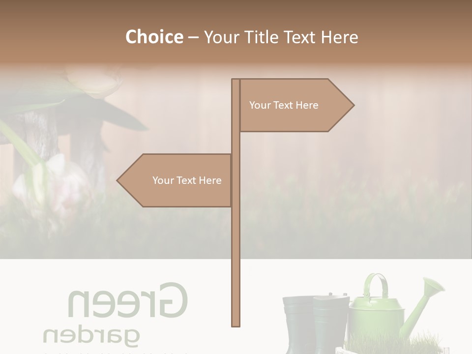 Water Can Copyspace PowerPoint Template
