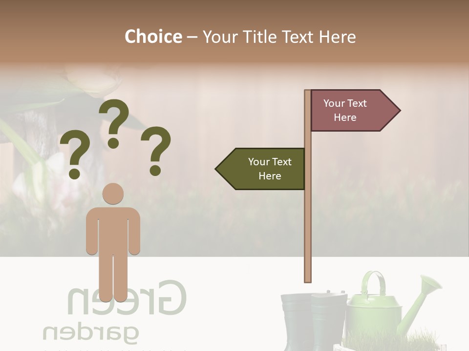 Water Can Copyspace PowerPoint Template