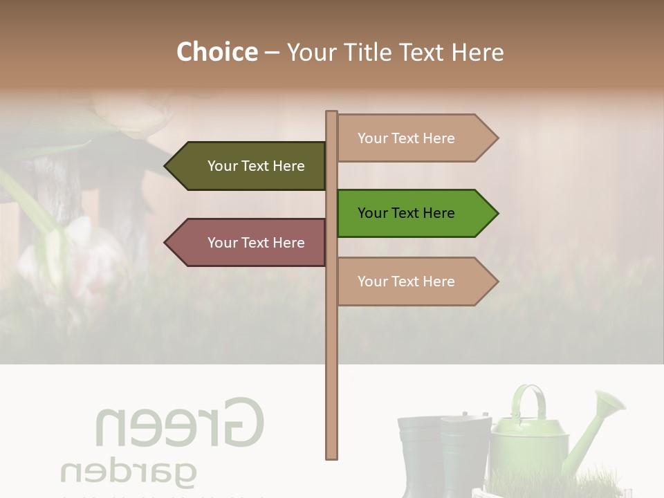 Water Can Copyspace PowerPoint Template