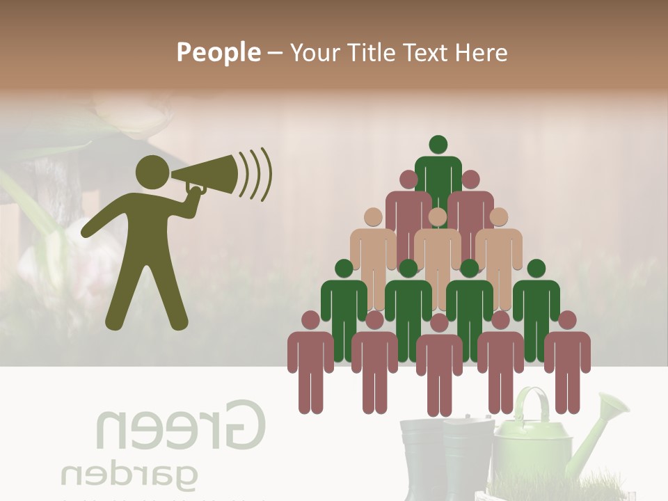 Water Can Copyspace PowerPoint Template