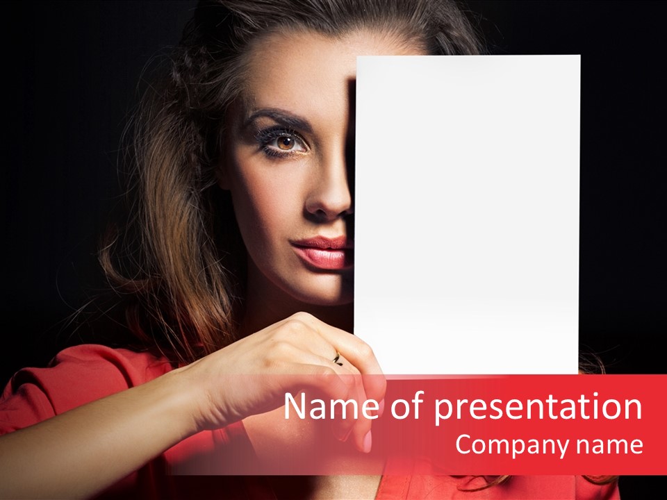 Displaying Happy Showing PowerPoint Template