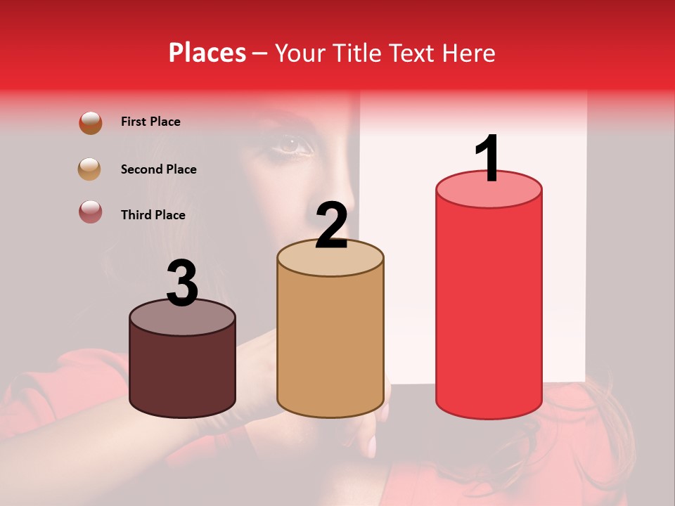 Displaying Happy Showing PowerPoint Template